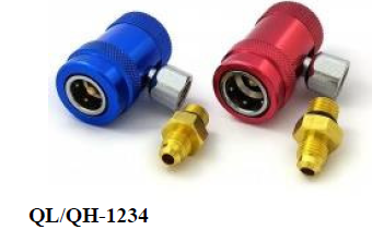 Cuplaj rapid pentru presiune înaltă pentru R1234yf, cu adaptor - QH-1234