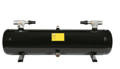 Recipiente orizontale de lichid, echipate cu două valve Rotalock și un vizor - 30L-V9