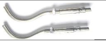Cârlig de ancorare pentru radiatoare de perete din aluminiu și fontă