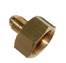 Adaptor pentru butelii reutilizabile cu o supapă (de la filet 3/4" la 1/4")