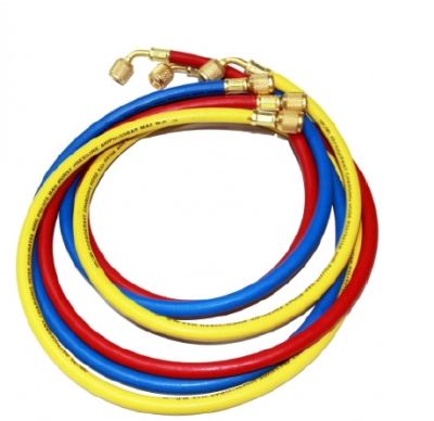 Set de furtune pentru încărcare a freonului 336RYB-B - 90cm