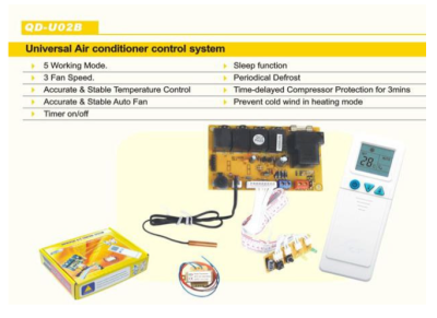 Model de bază pentru controlul aparatelor de aer condiționat QD-U02B