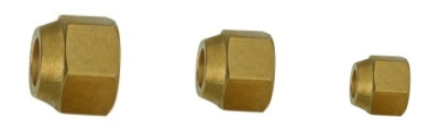 Piulița din alamă pentru refrigerare filet 5/8" pentru teava 5/8"