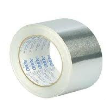 Benzi autoadezive din aluminiu - 75 mm x 0.03 mm - 50m