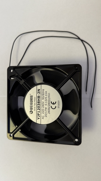 Ventilator axial YJF12038HB-2N, 120x120x38 mm, 220–240 V – 2.600–2.800 rpm