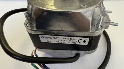 Motor ventilator Weiguang YZF16-25-26-BB – 16W, 220V, rulmenți pe bile, pentru condensatoare și HVAC